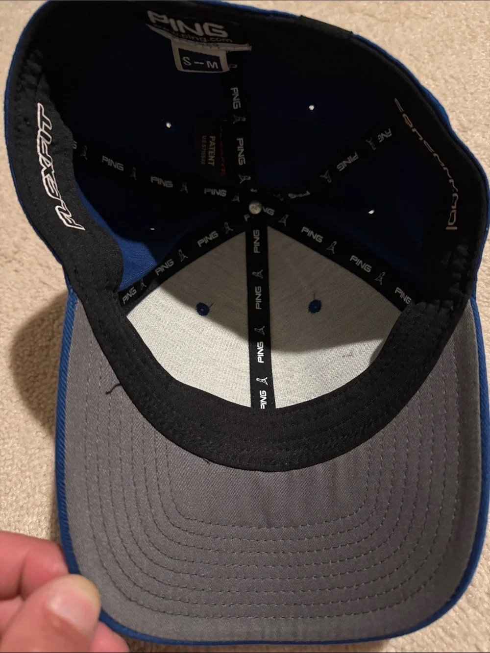 Ping Royal Blue Golf Cap with White Logo